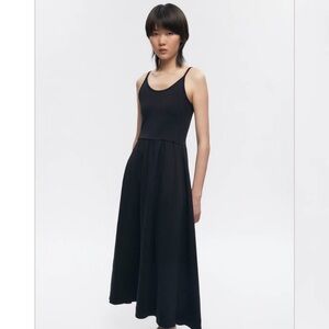 KOTN black ballet midi dress